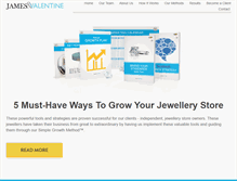 Tablet Screenshot of jamesandvalentine.com
